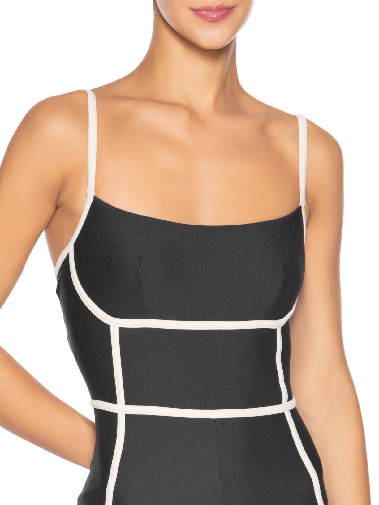 Macaquinho Feminino Liso Preto Body For Sure