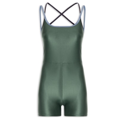 Macaquinho Feminino Liso - Verde