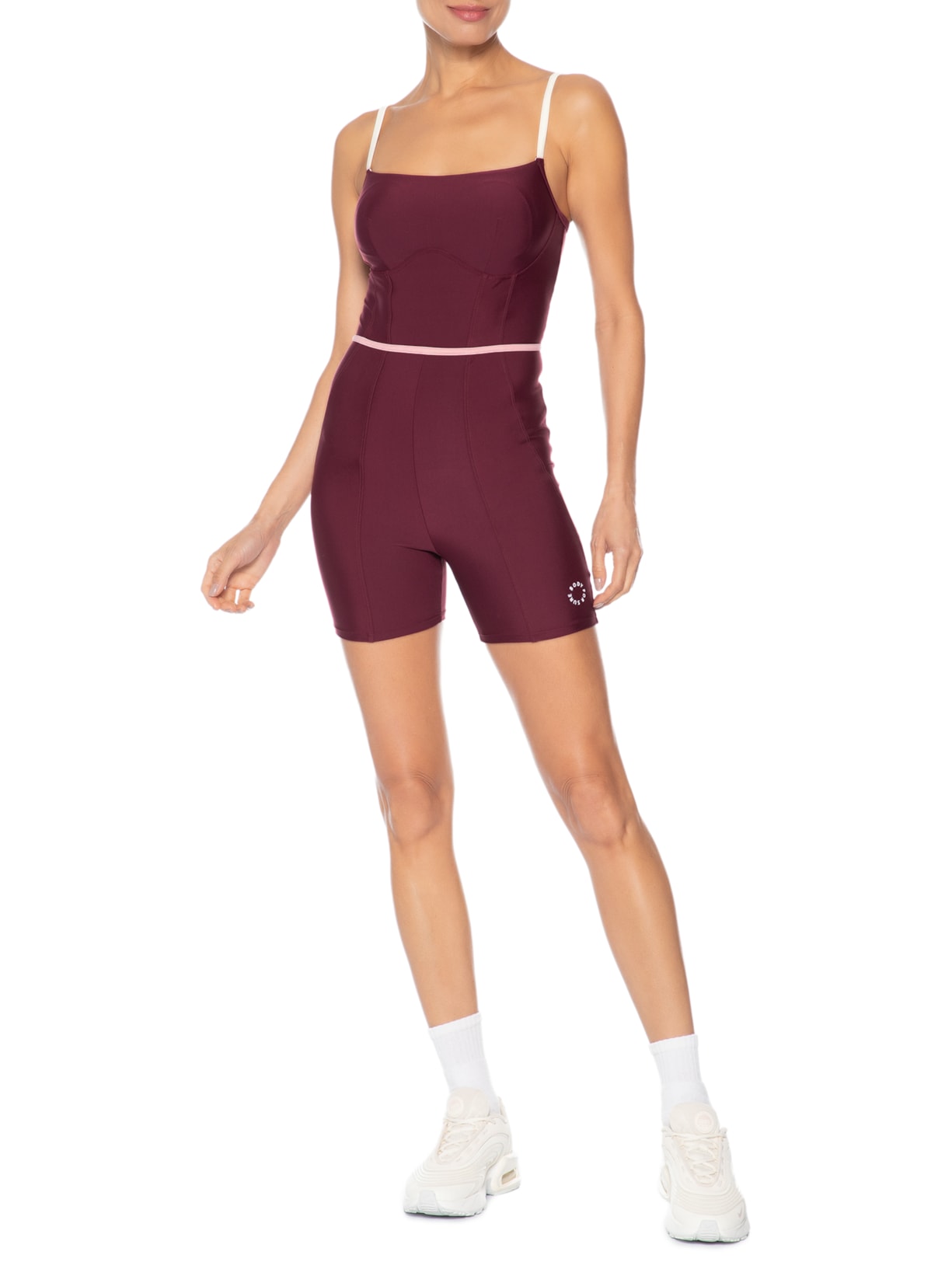 Macaquinho Feminino Liso Zen Roxo Body For Sure