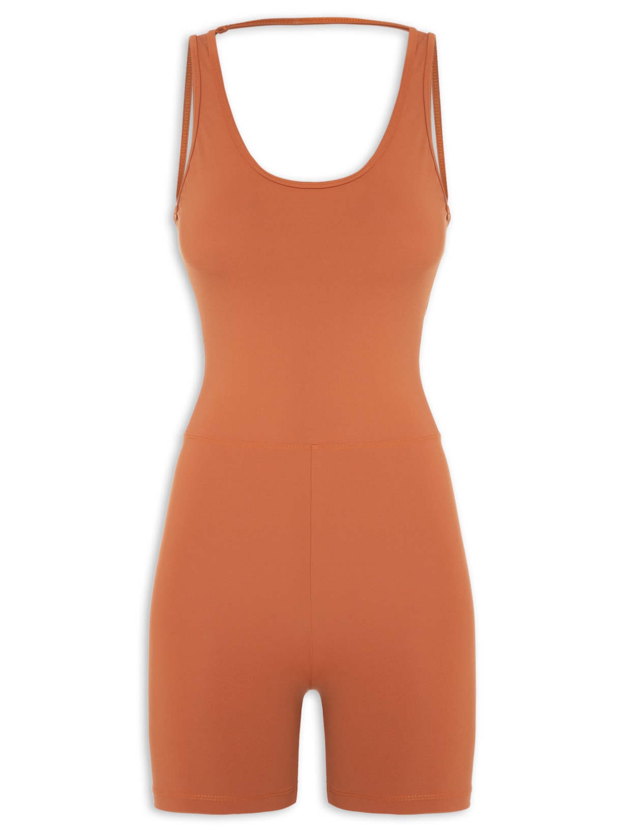 Macaquinho Feminino Nua - Laranja