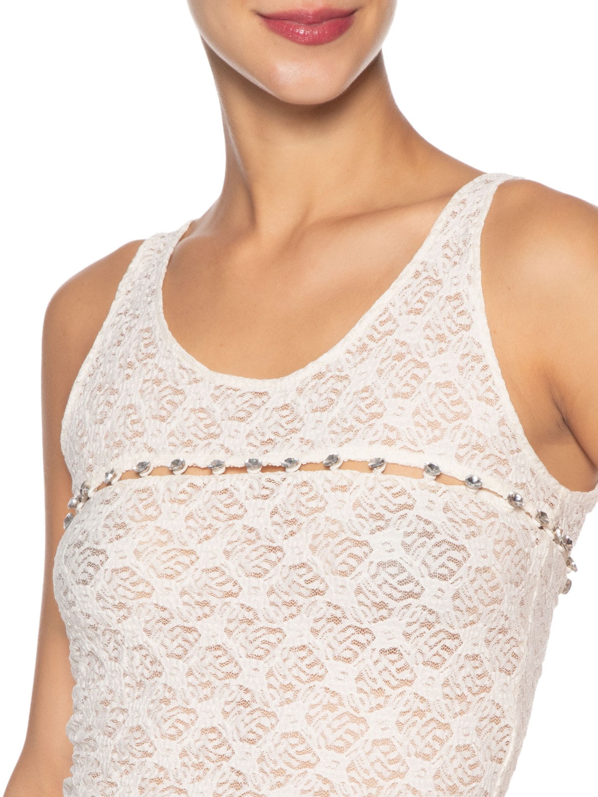 Macaquinho Feminino Off White S2g + Piesse