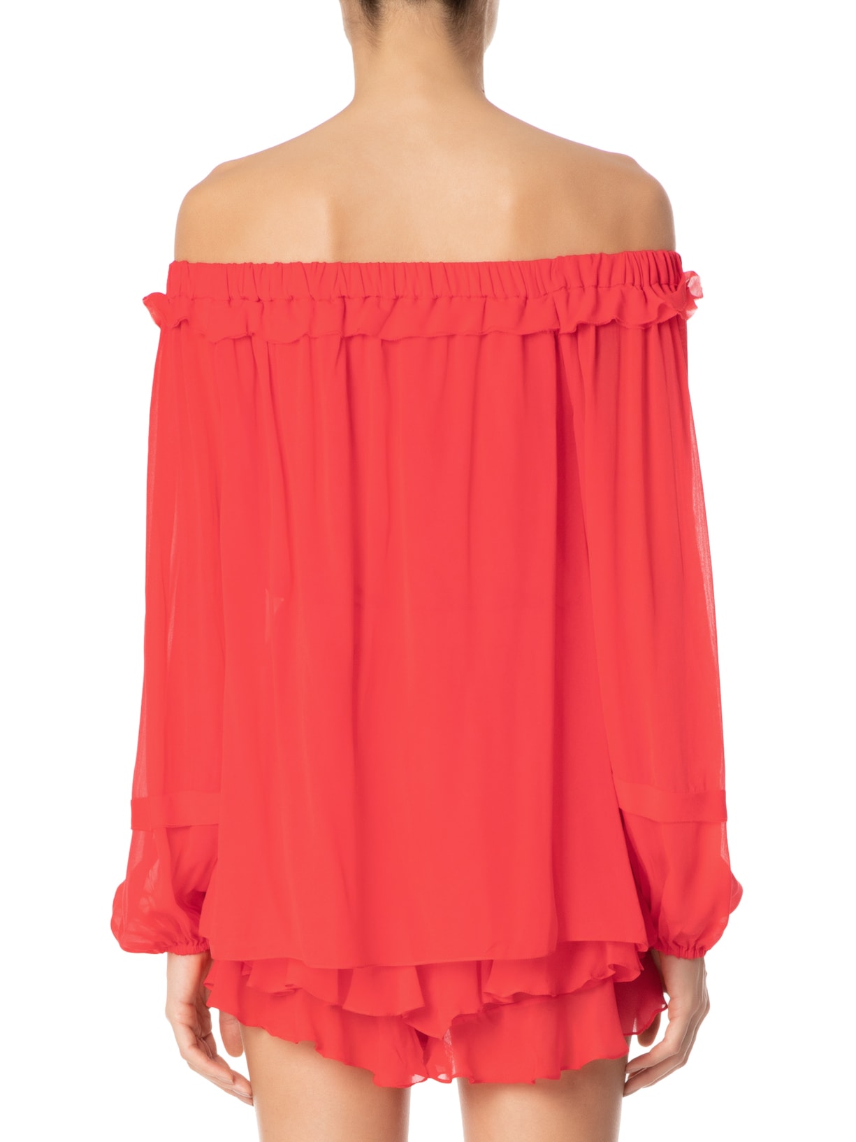 Macaquinho Feminino Ombro à Ombro Cayenne Vermelho Animale