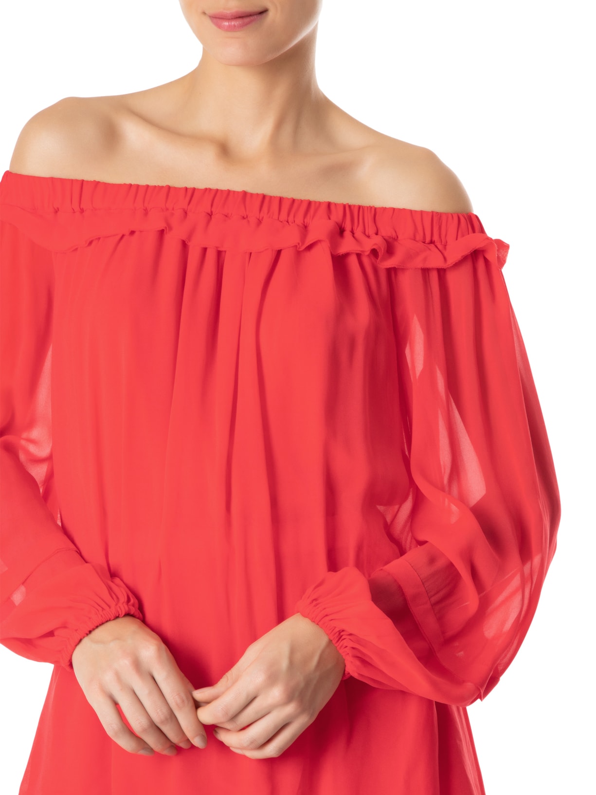 Macaquinho Feminino Ombro à Ombro Cayenne Vermelho Animale