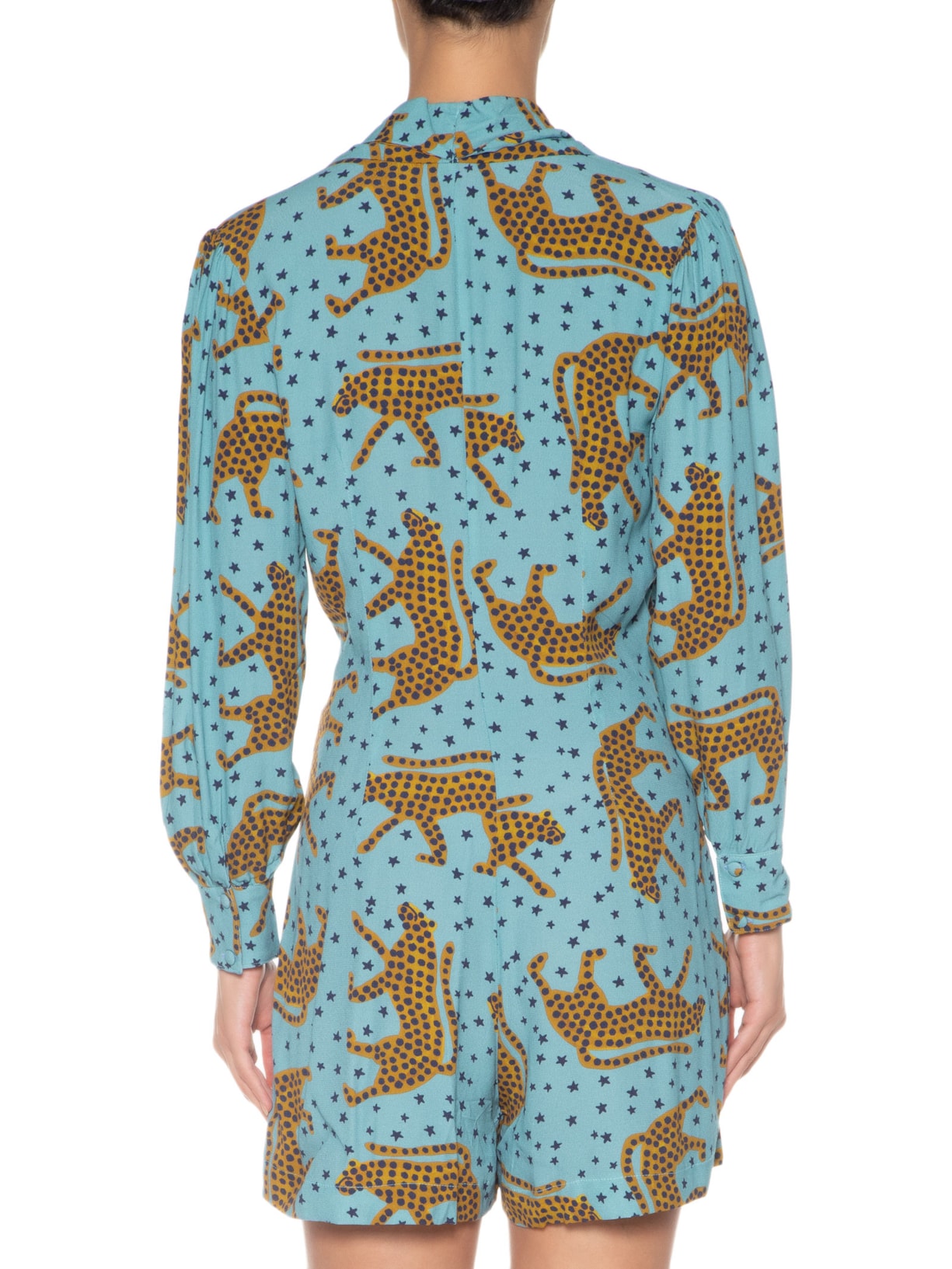 Macaquinho Feminino Oncita Azul Farm