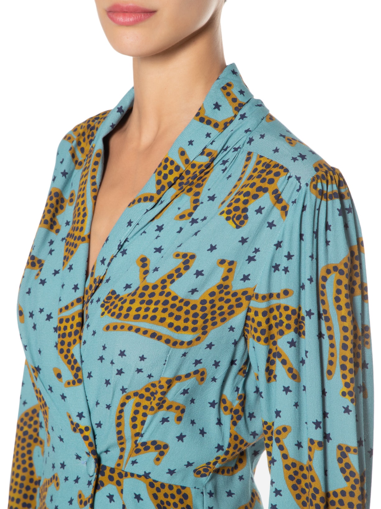 Macaquinho Feminino Oncita Azul Farm