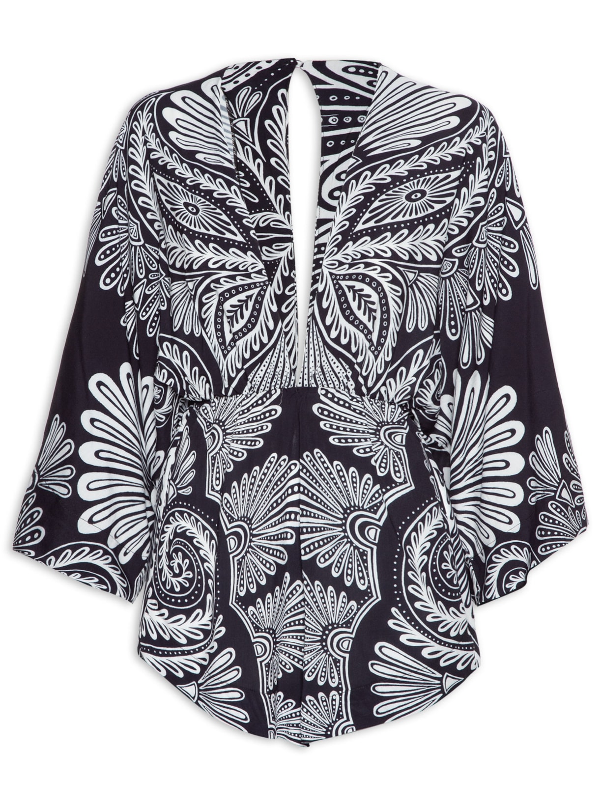 Macaquinho Feminino Papilone - Preto