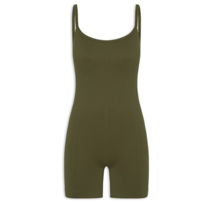 Macaquinho Feminino Seamless Knit - Verde
