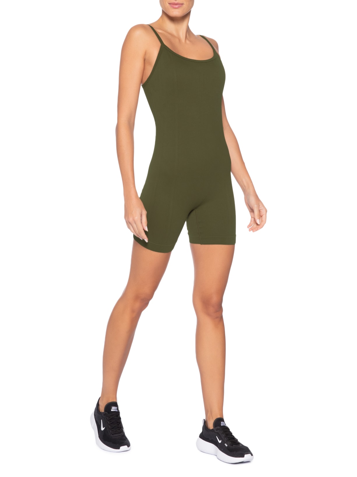 Macaquinho Feminino Seamless Knit – Verde Live!