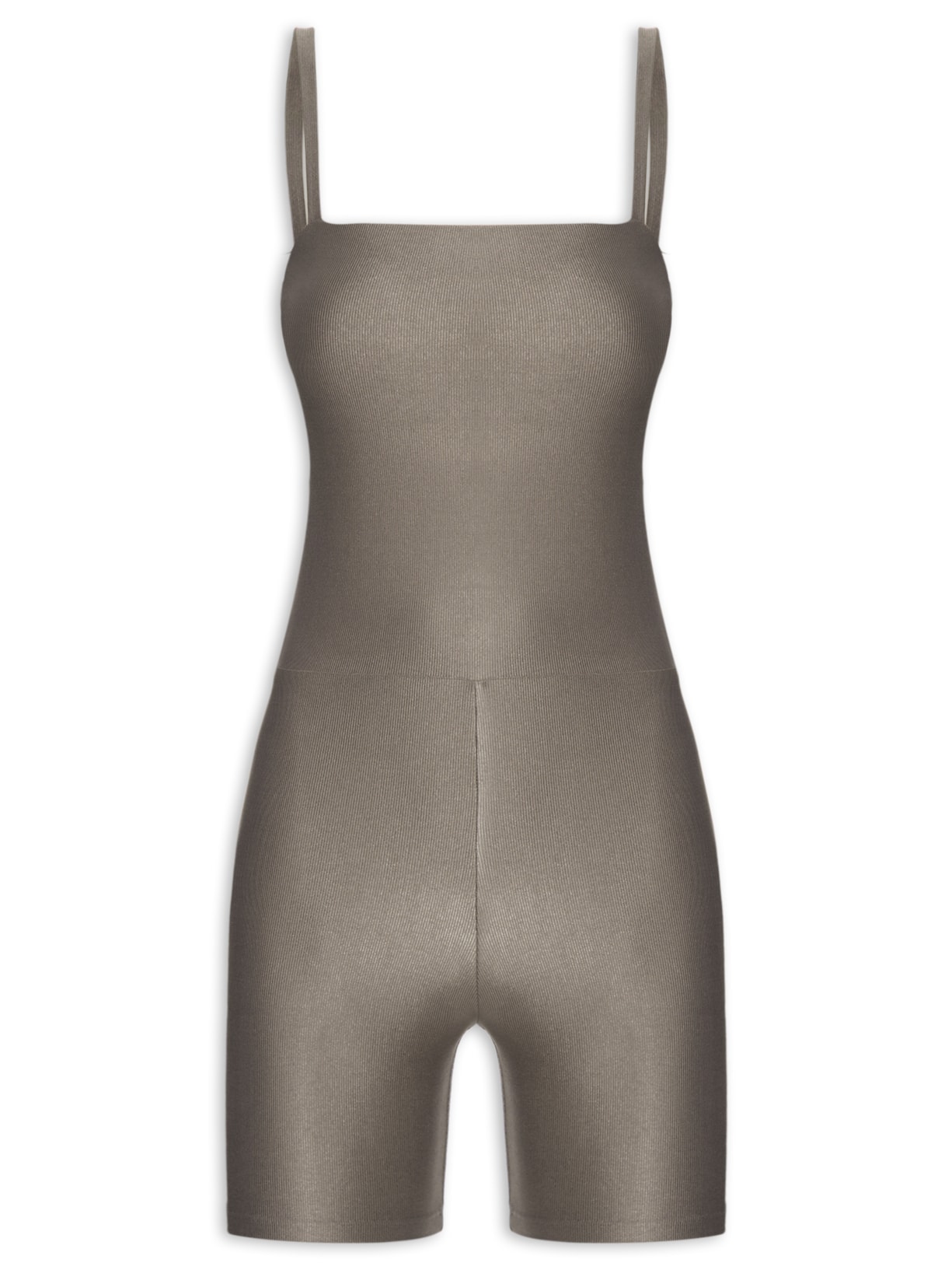 Macaquinho Feminino Short Allure Adaptiv - Cinza