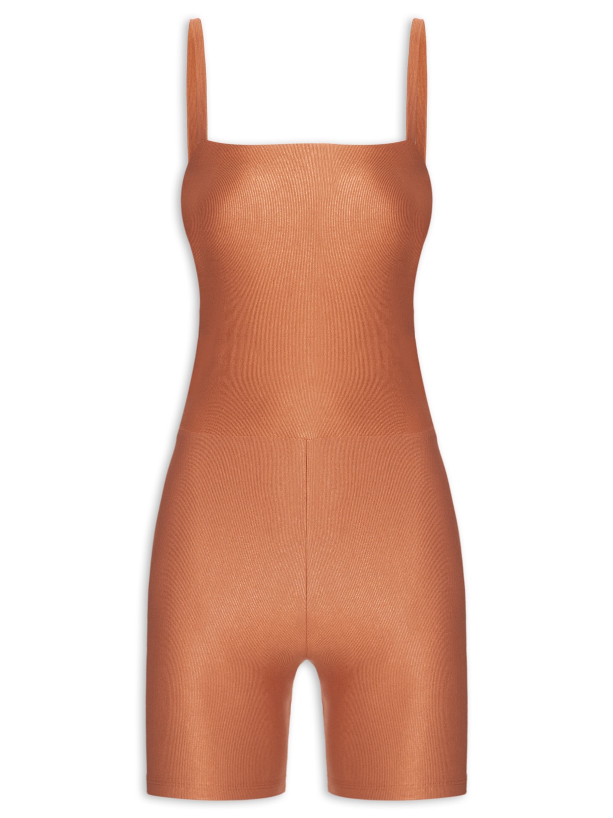 Macaquinho Feminino Short Allure Adaptiv - Marrom