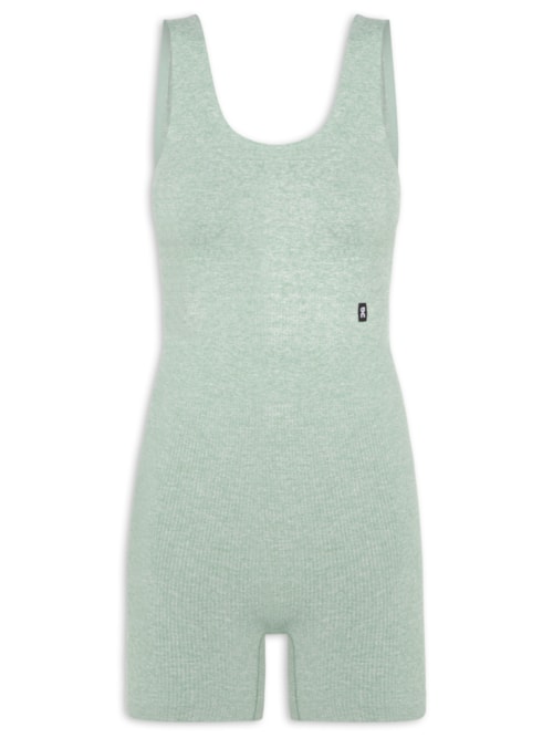 Macaquinho Feminino Studio Knit Bodysuit 1 – Verde