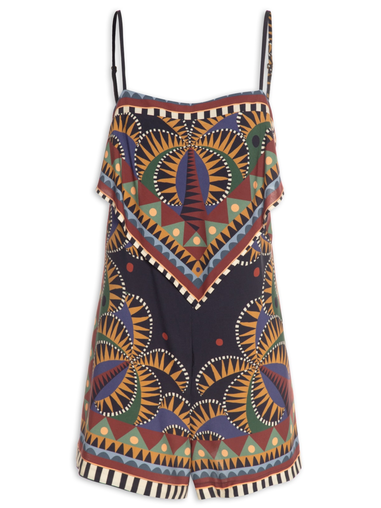 Macaquinho Leço Real - Marrom