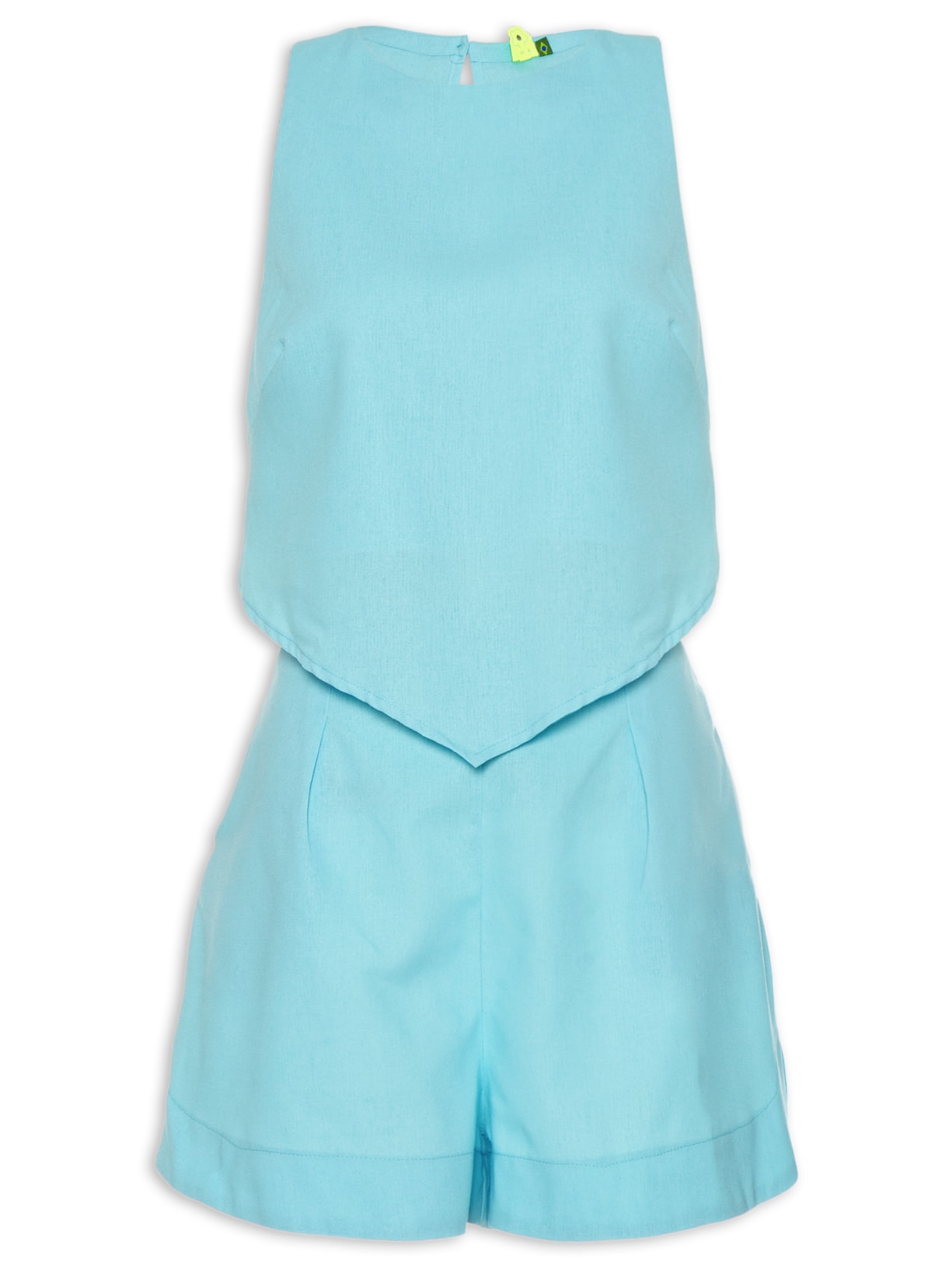 Macaquinho Lenço Regata - Azul