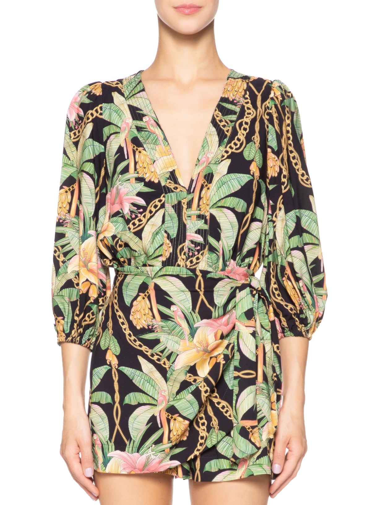 Macaquinho Paraiso Tropical Preto Farm