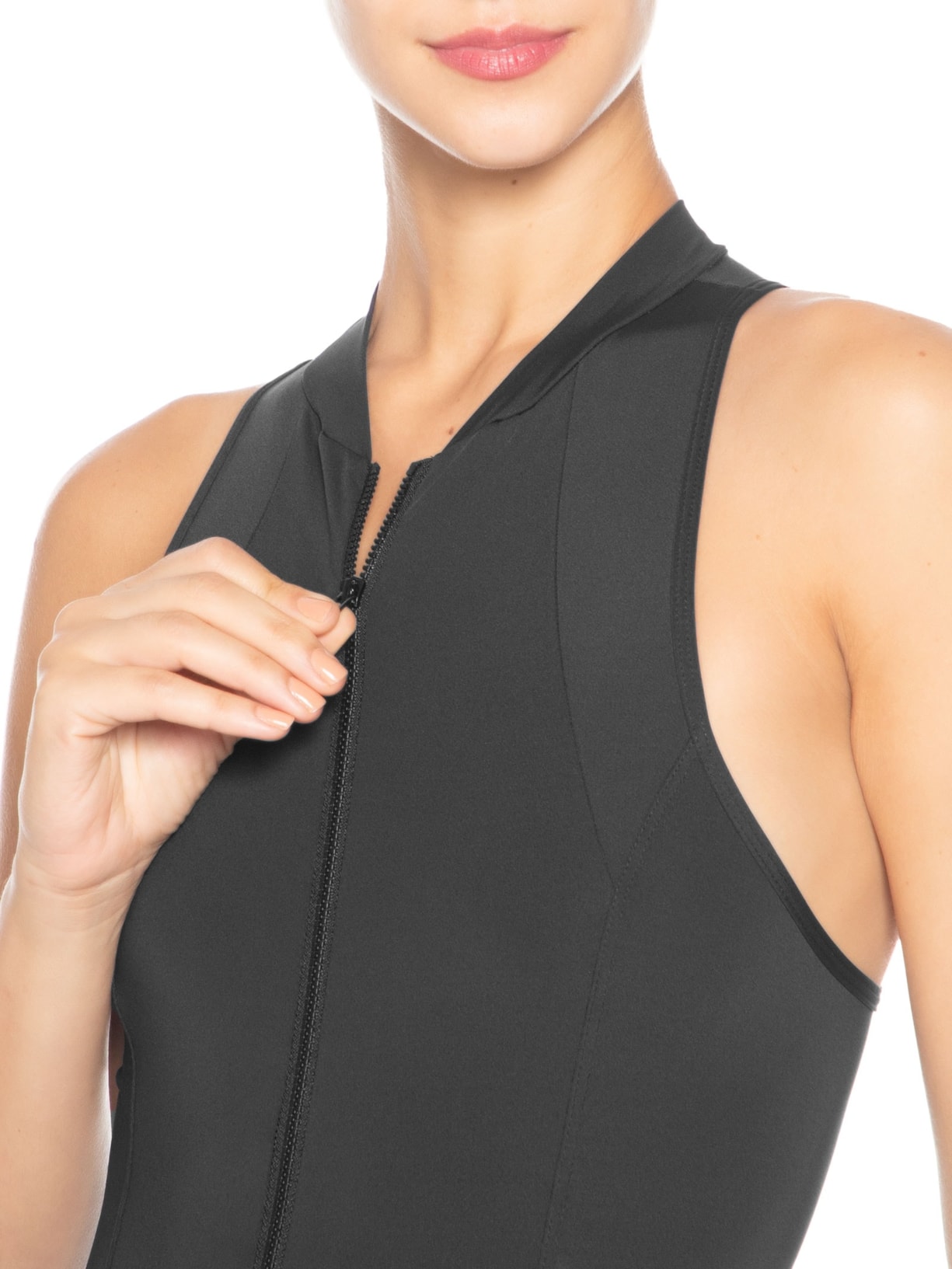 Macaquinho Regata Liso Rio Preto Body For Sure