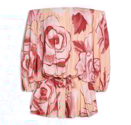 Macaquinho Rosas Pintadas - Rosa