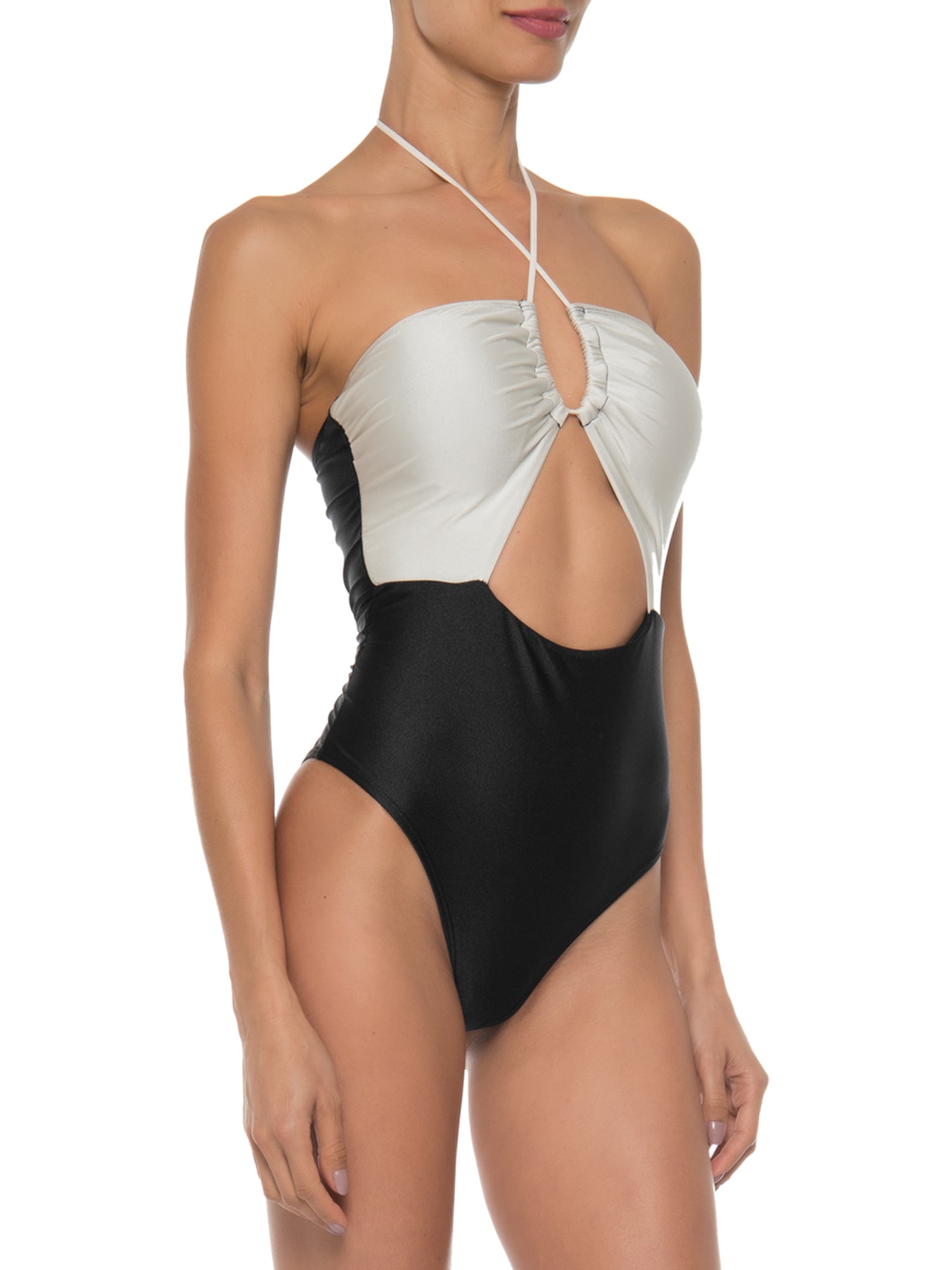 Maiô Abertura Frente Preto '2Essential