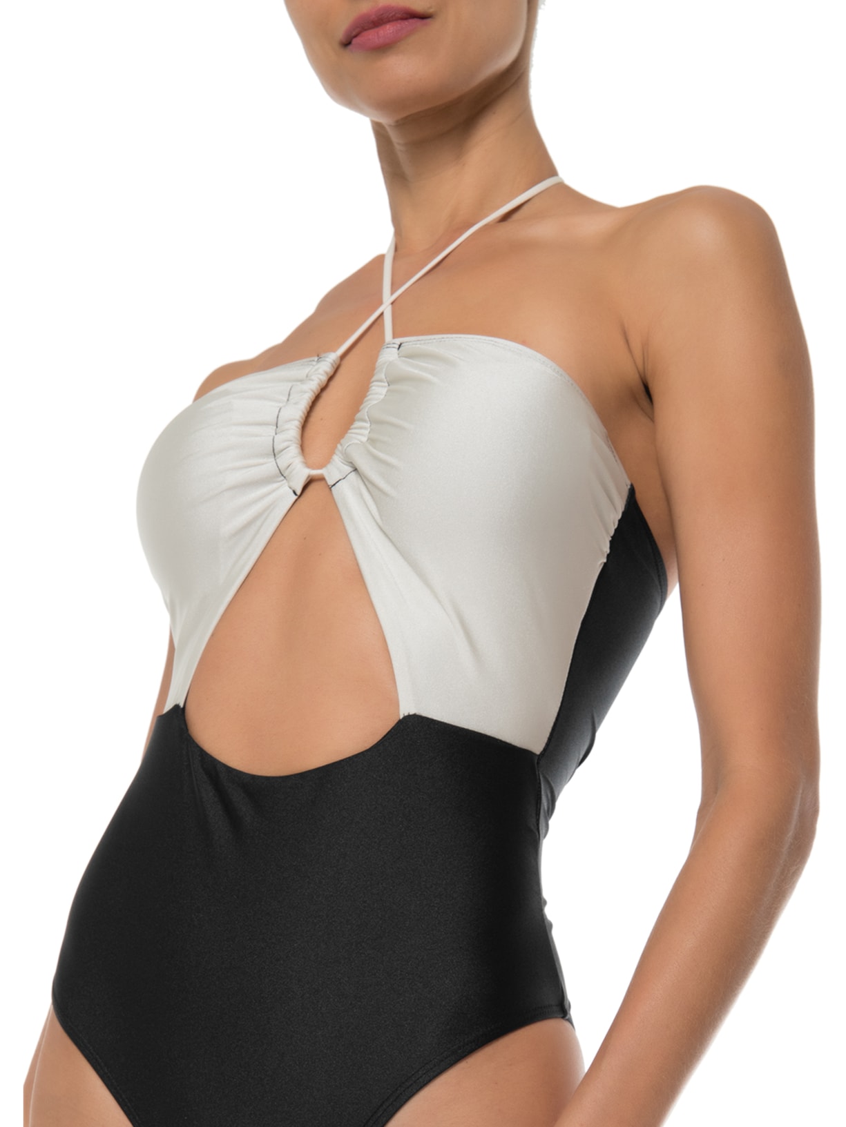 Maiô Abertura Frente Preto '2Essential