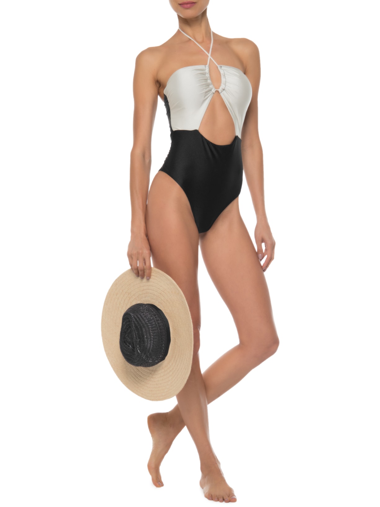 Maiô Abertura Frente Preto '2Essential