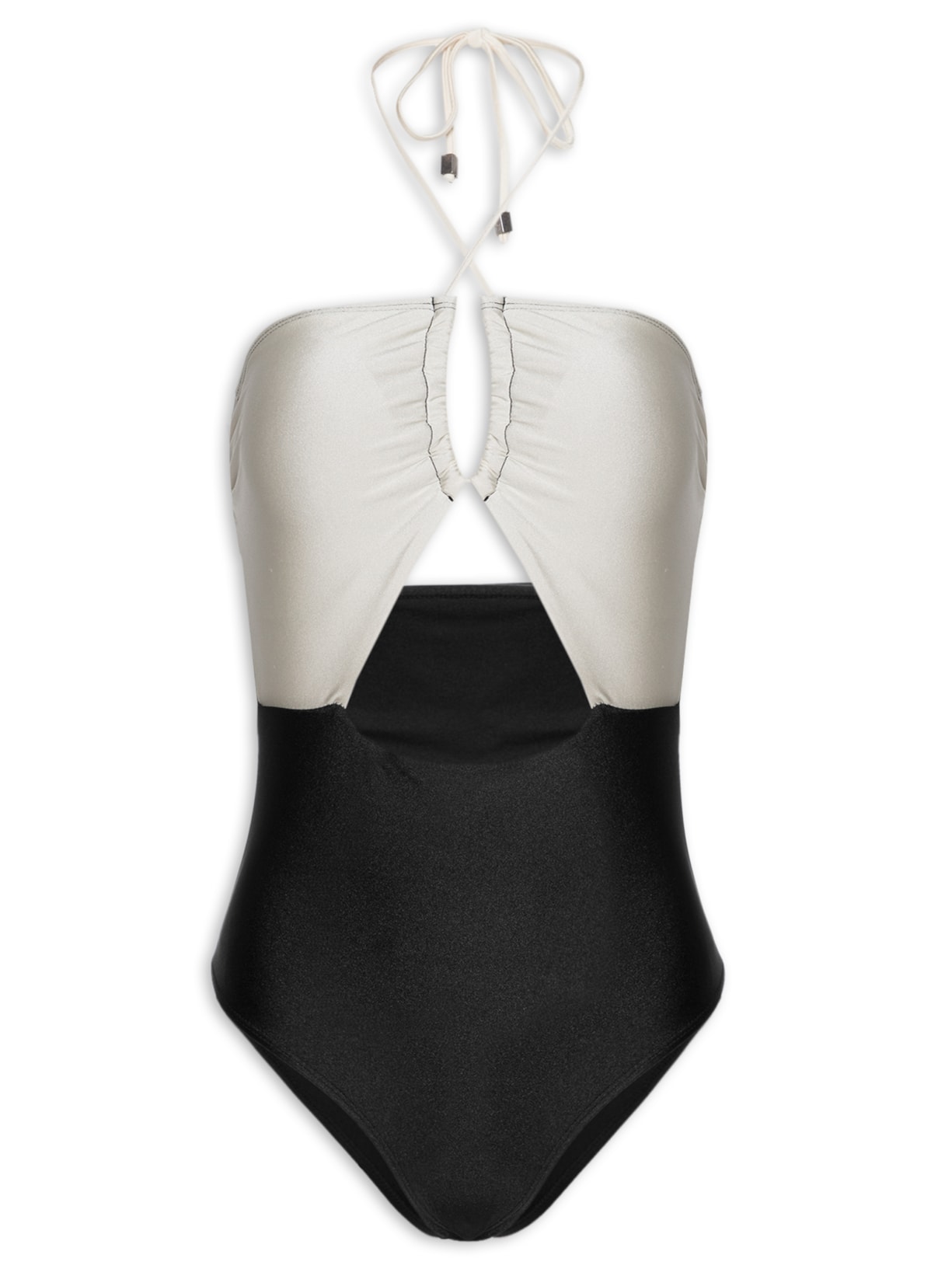 Maiô Abertura Frente Preto '2Essential