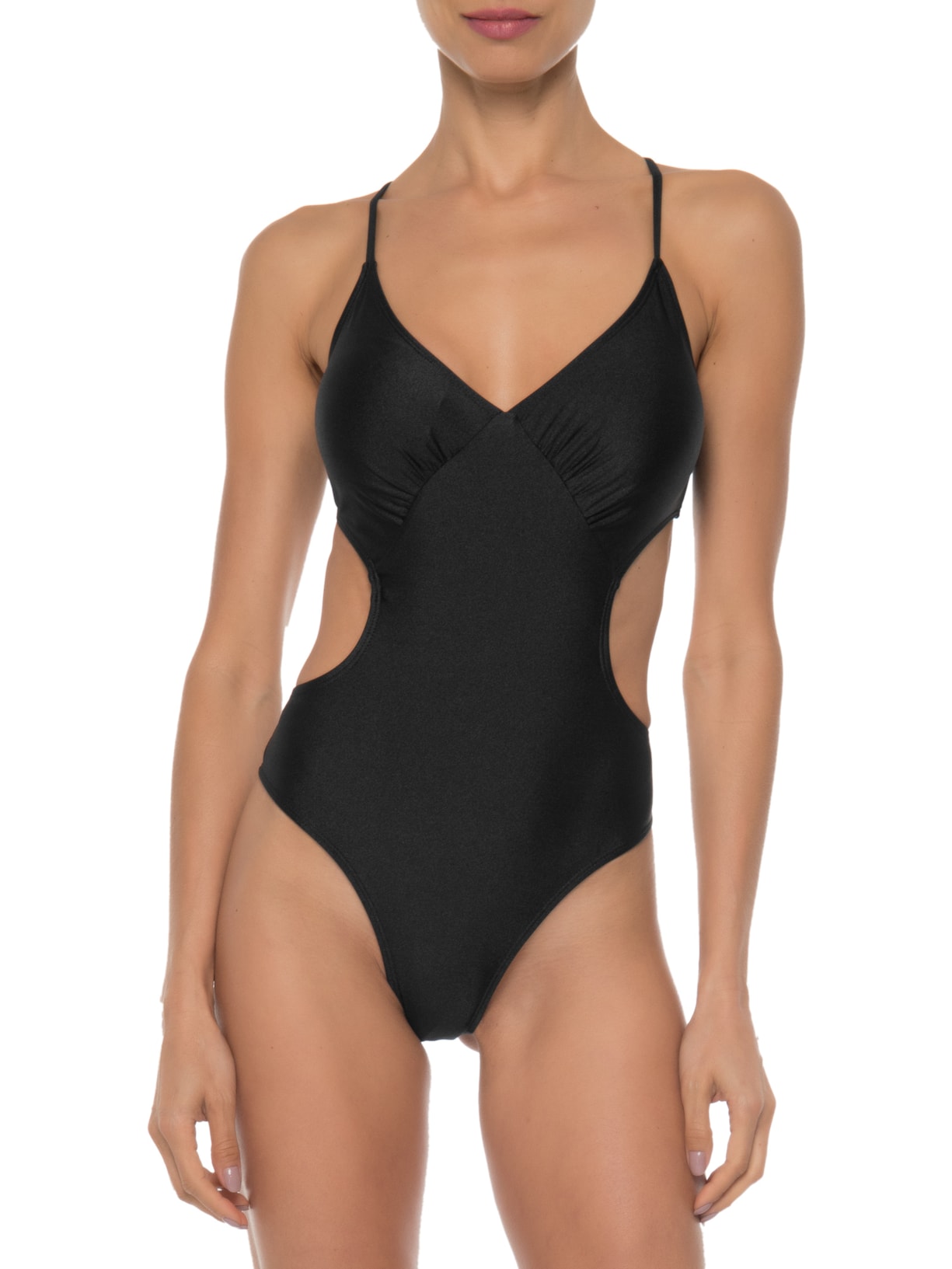 Maiô Abertura Lateral Preto '2Essential