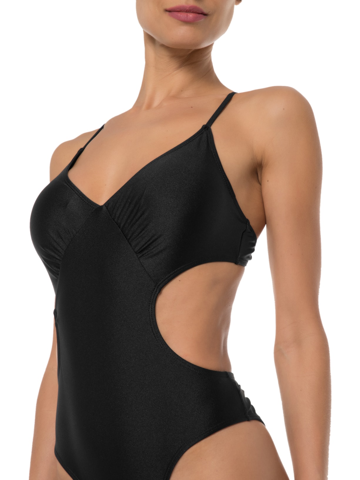 Maiô Abertura Lateral Preto '2Essential