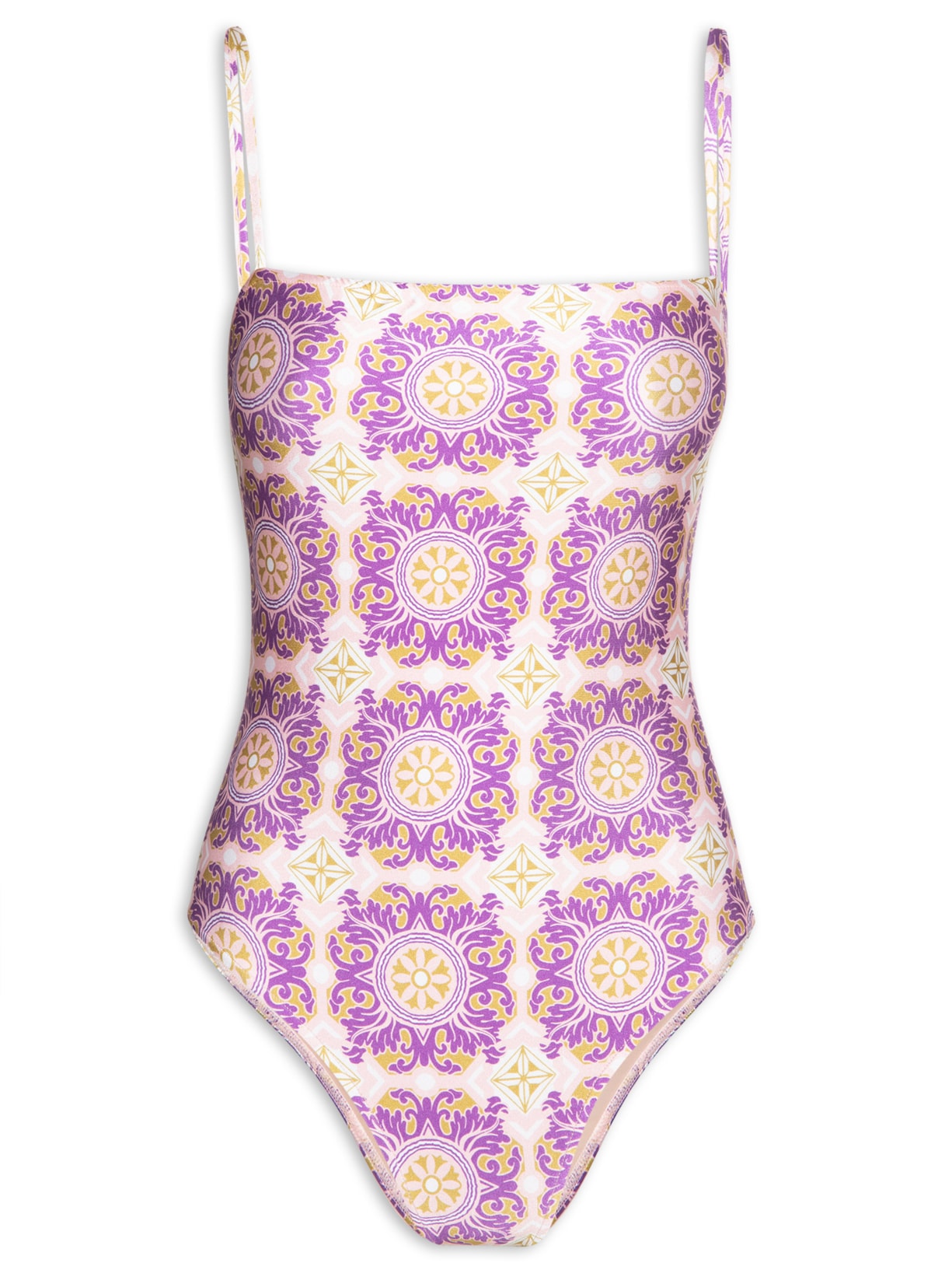 Maiô Alça Exotic Coral - Rosa