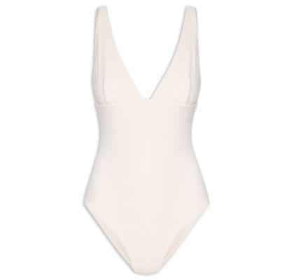 Maiô Alça Reta Saint Tropez - Off White