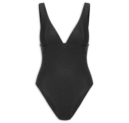 Maiô Alça Reta Saint Tropez - Preto