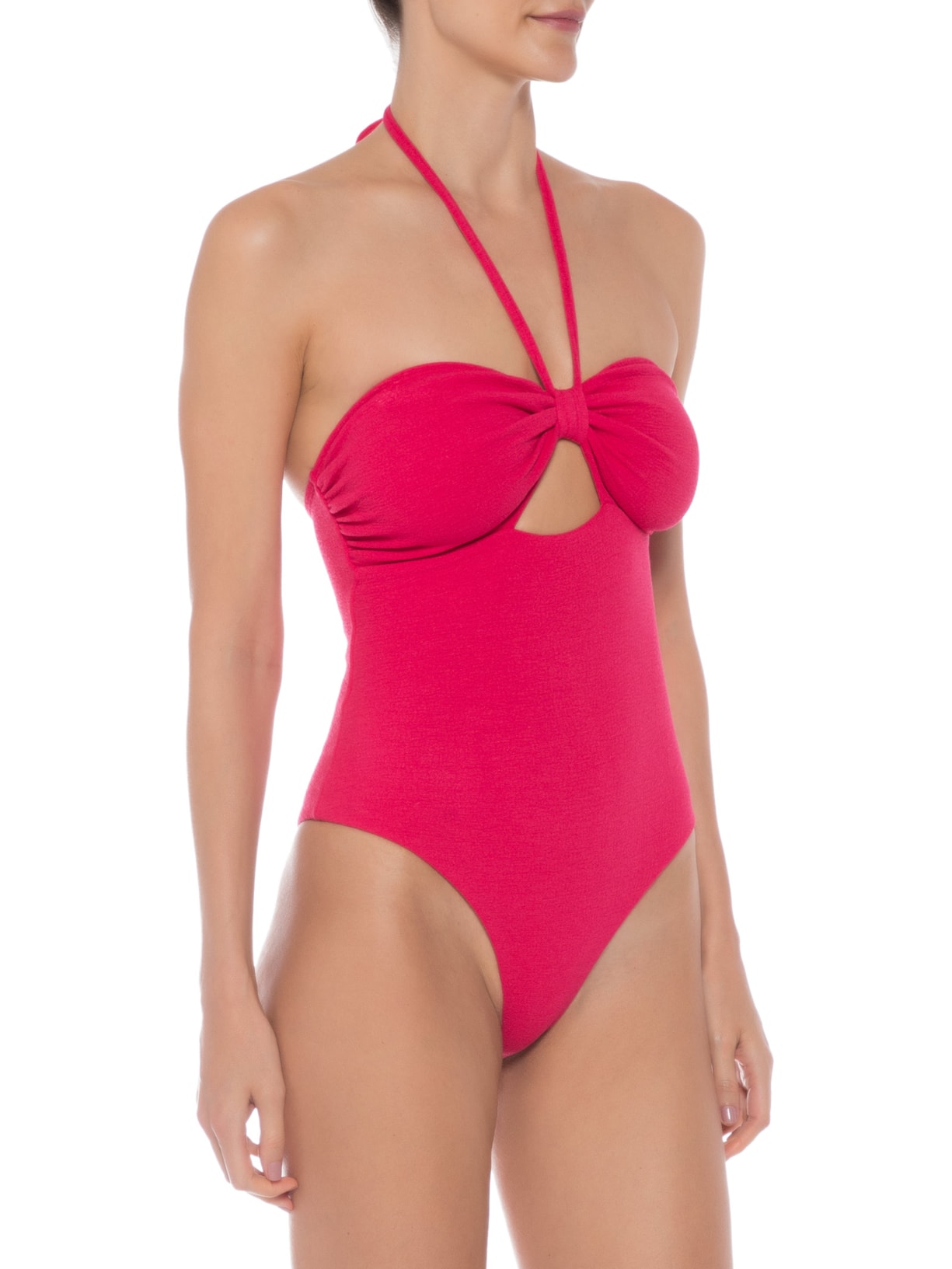 Maiô Ana Boucle Rosa Pura Swim