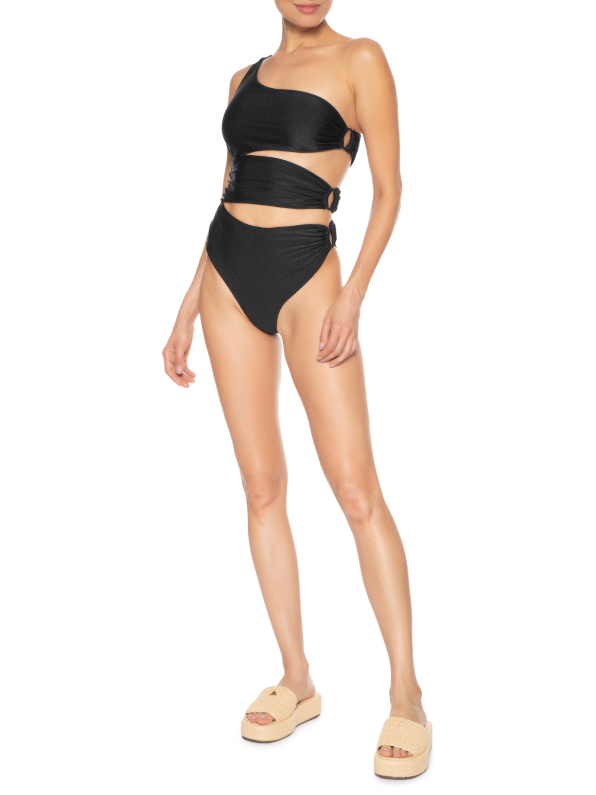 Maiô Argolas Preto Animale