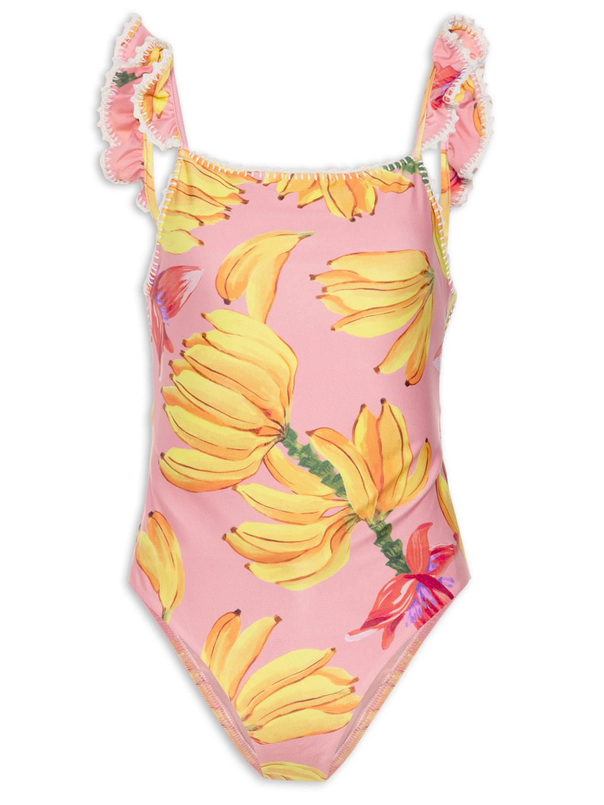 Maiô Artesanal Gosto De Banana - Rosa