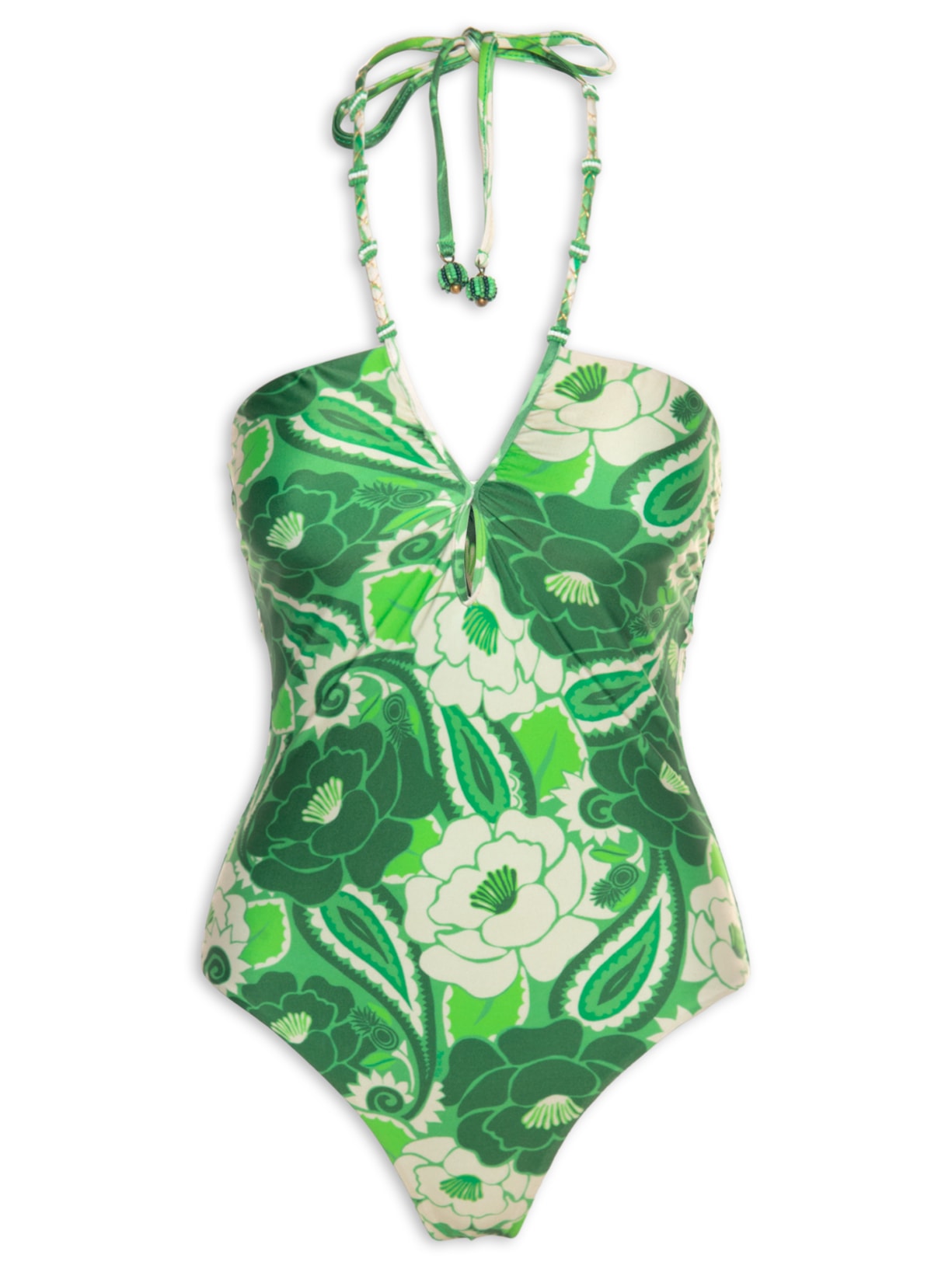 Maiô Artesanal Groove Tropical - Verde