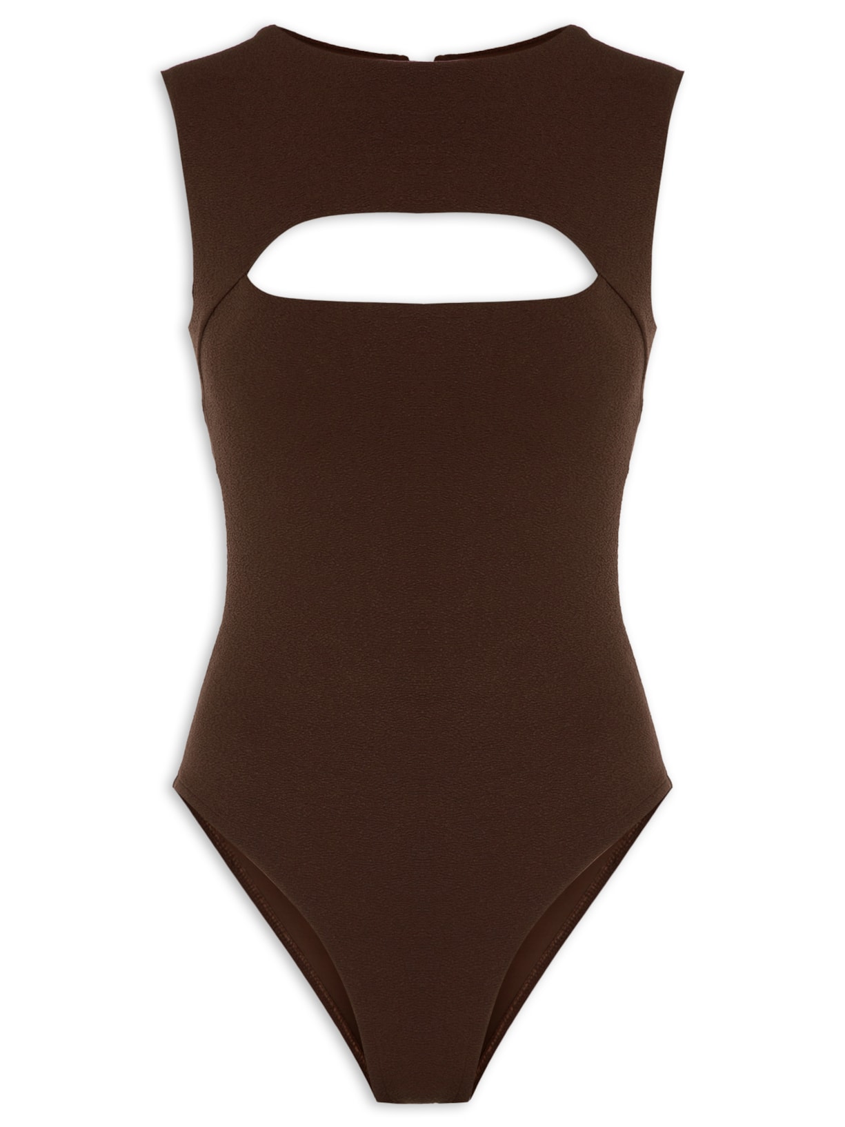 Maiô Athletic Recorte - Marrom