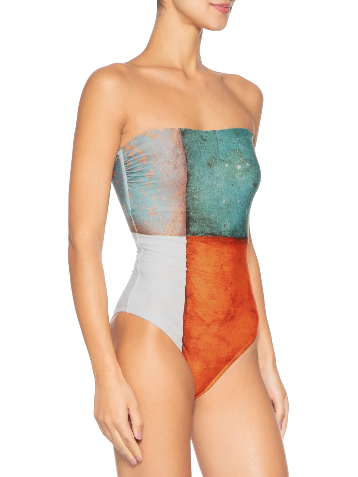 Maiô Bandeau Clean Verde Lenny Niemeyer