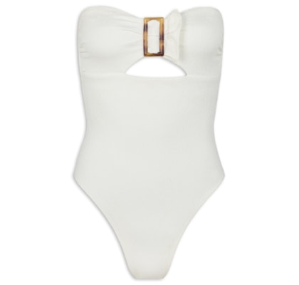Maiô Bandeau Sade Br - Branco