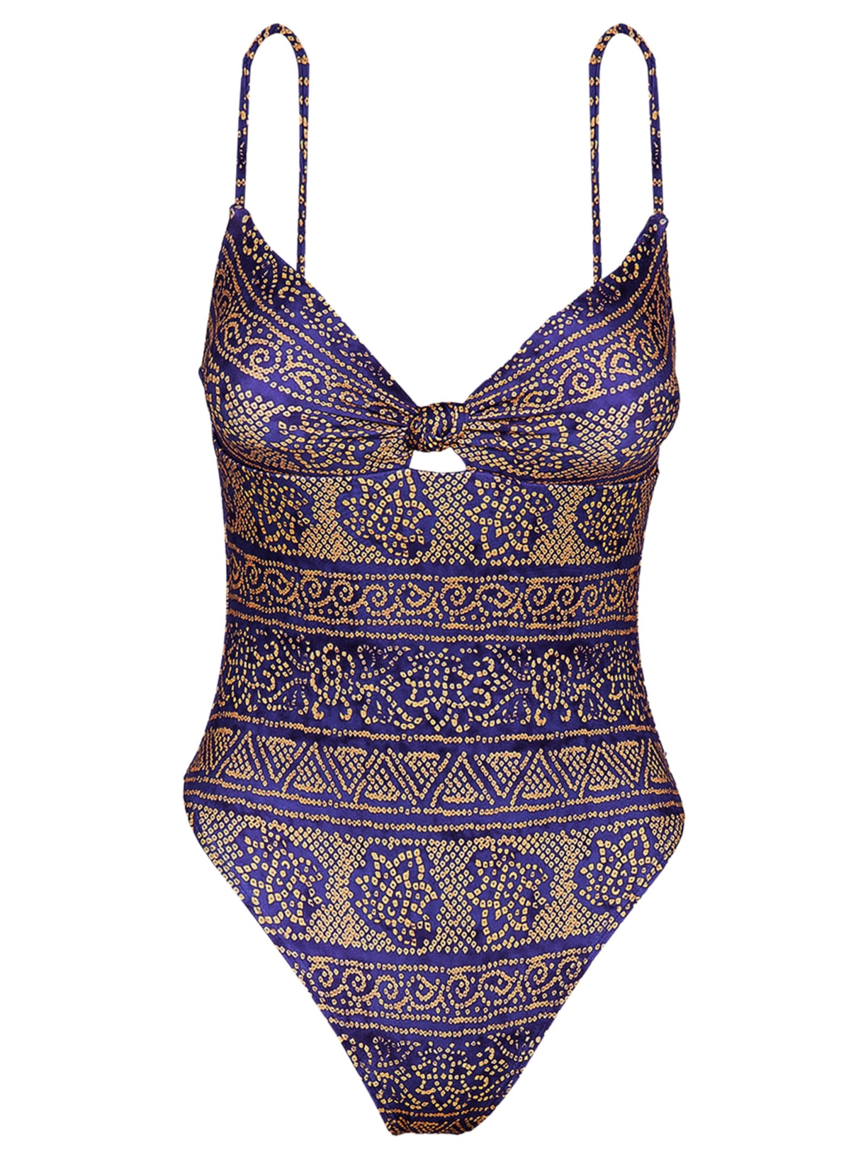 Maiô Bandhani Erin Knot Azul Vix