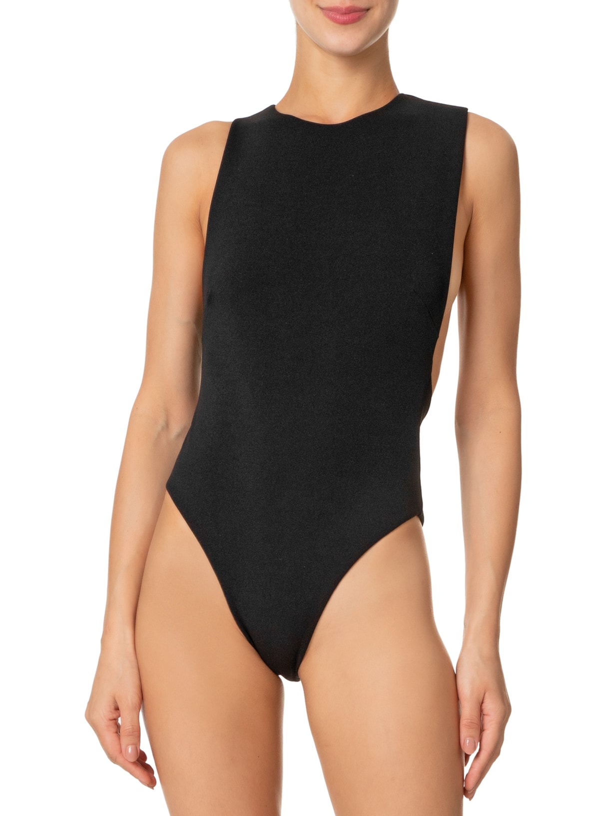 Maiô Barbara Crepe Preto  Haight