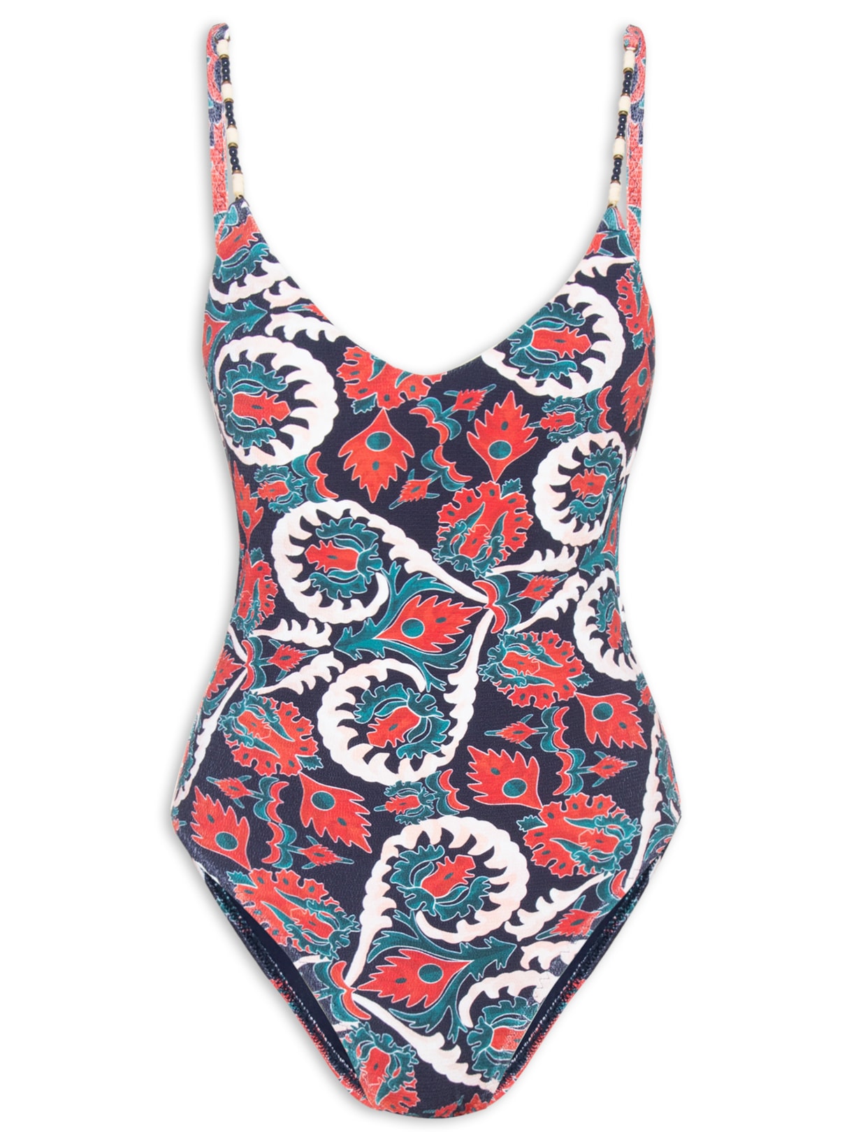 Maiô Básico Estampado - Azul