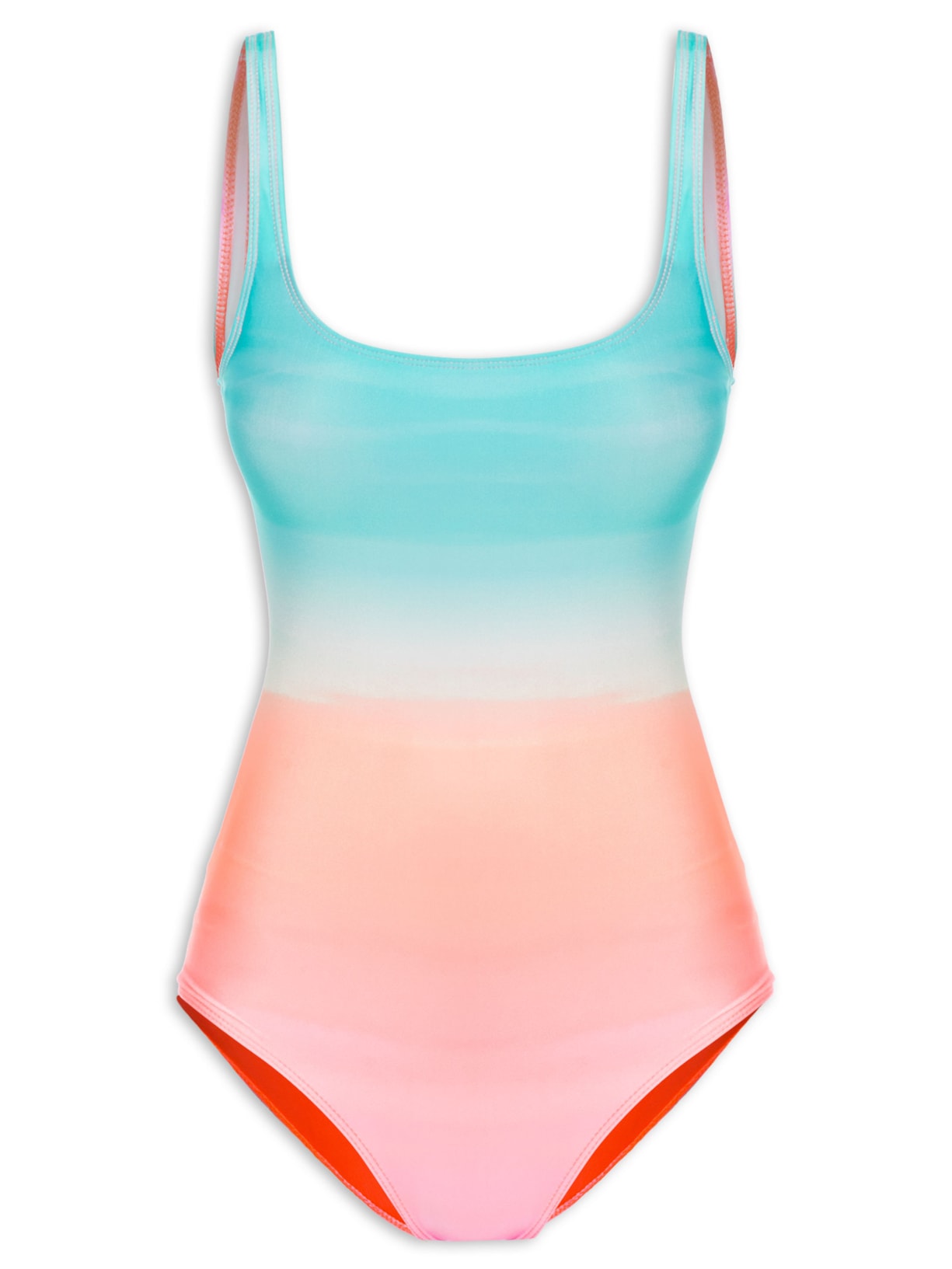 Maiô Básico Estampado - Rosa