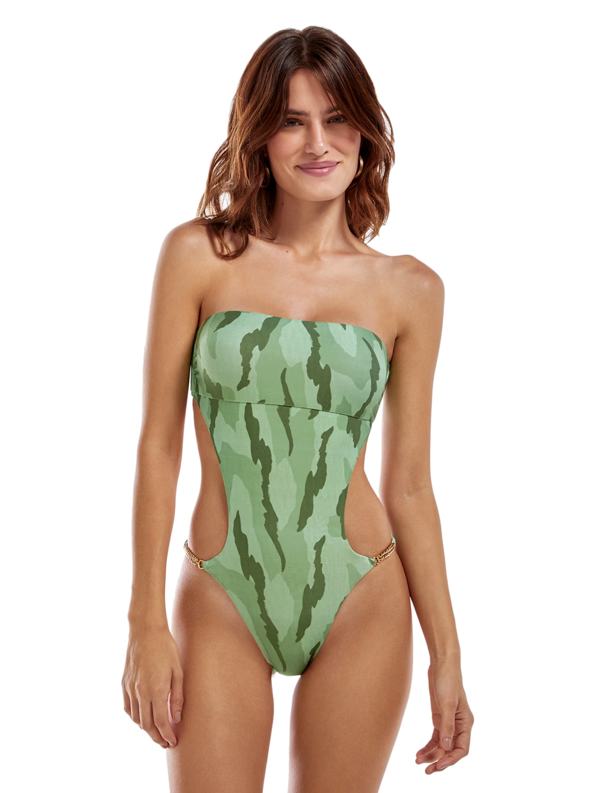 Maiô Chain Verde Vix