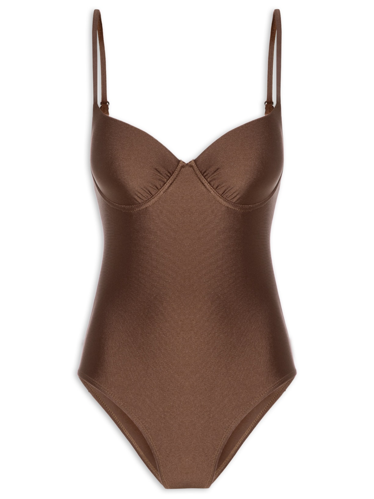 Maiô Com Bojo - Marrom