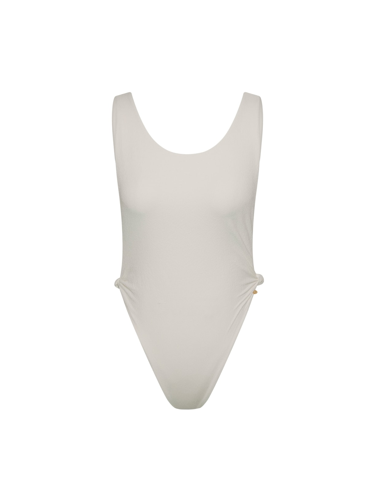 maiô com nó off white