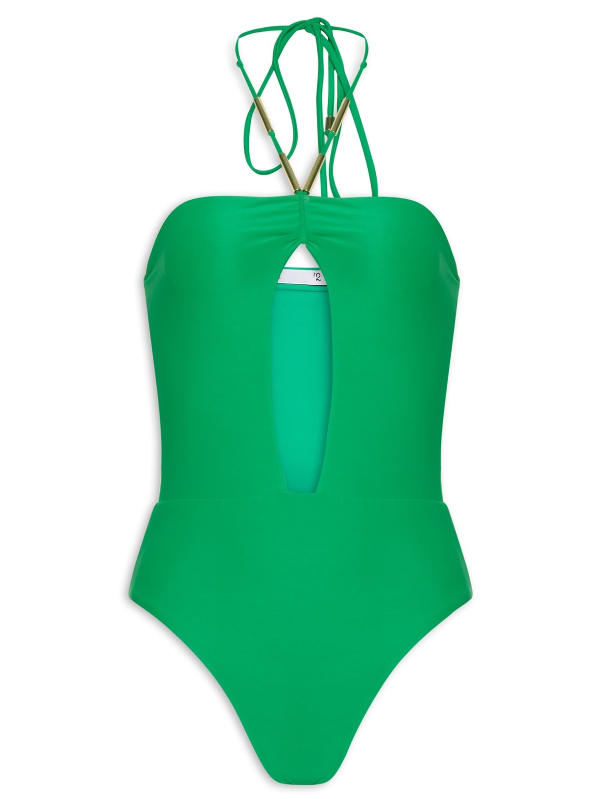 Maiô Com Recorte Verde '2Essential