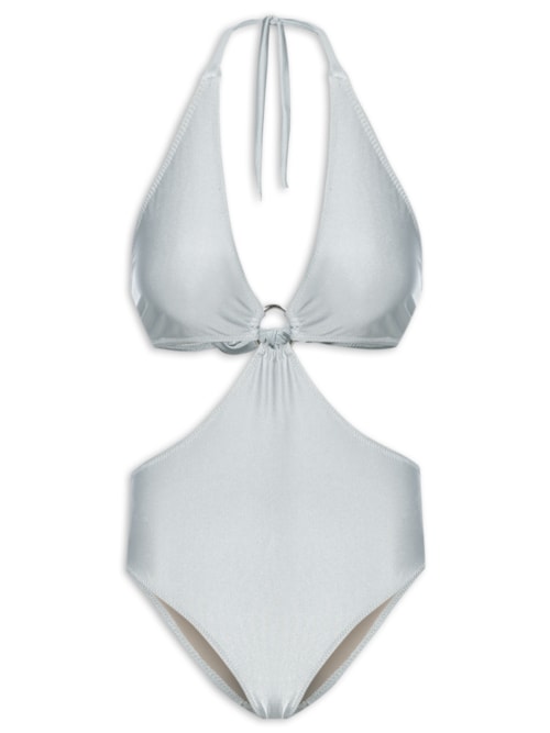 Maiô Com Recortes - Cinza