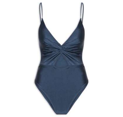 Maio Com Torção - Azul