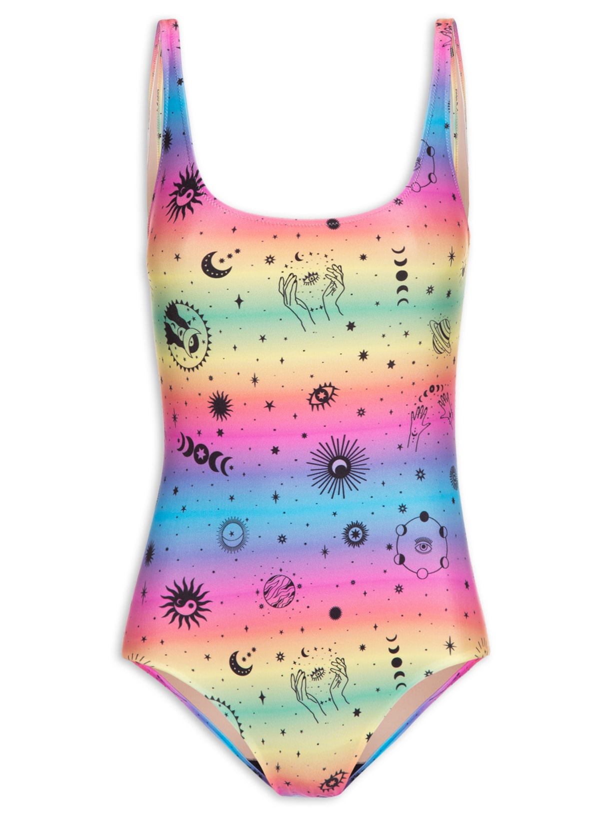 Maiô Cosmic Degradê Fluxo Leve - Rosa