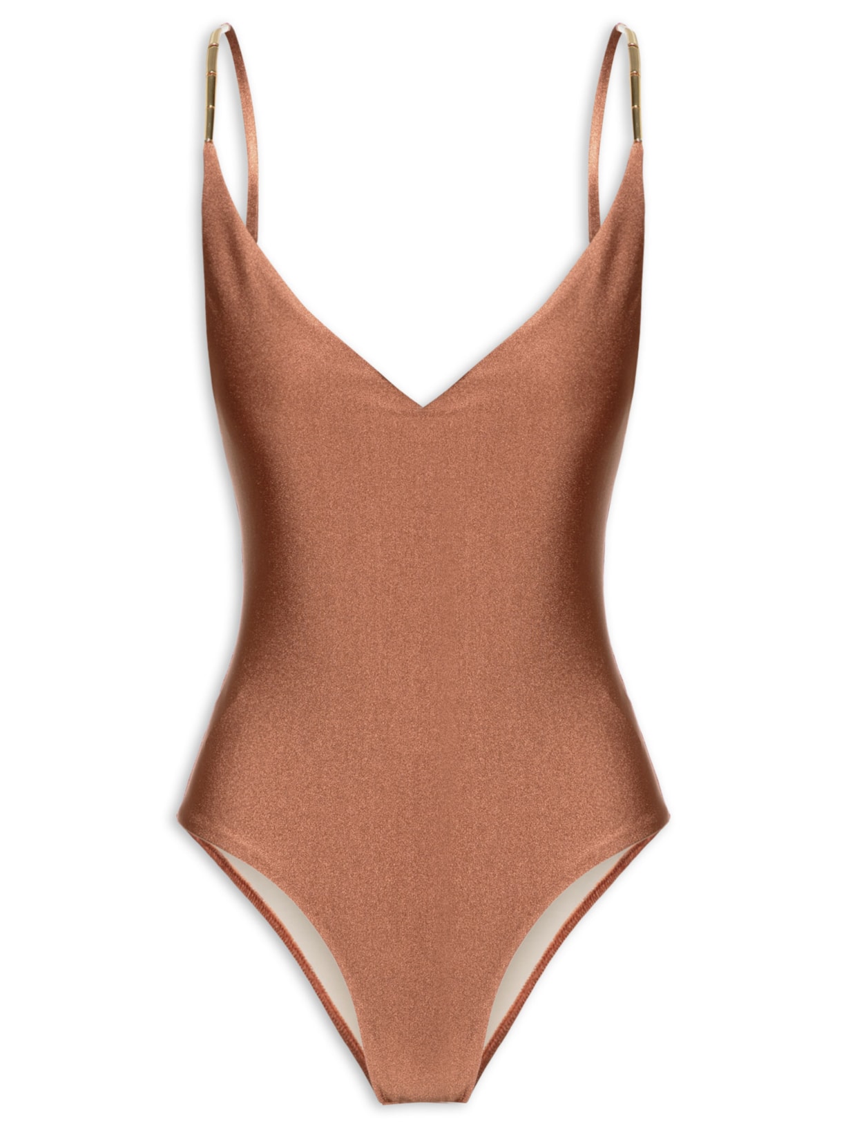 Maiô Decote Costas - Marrom