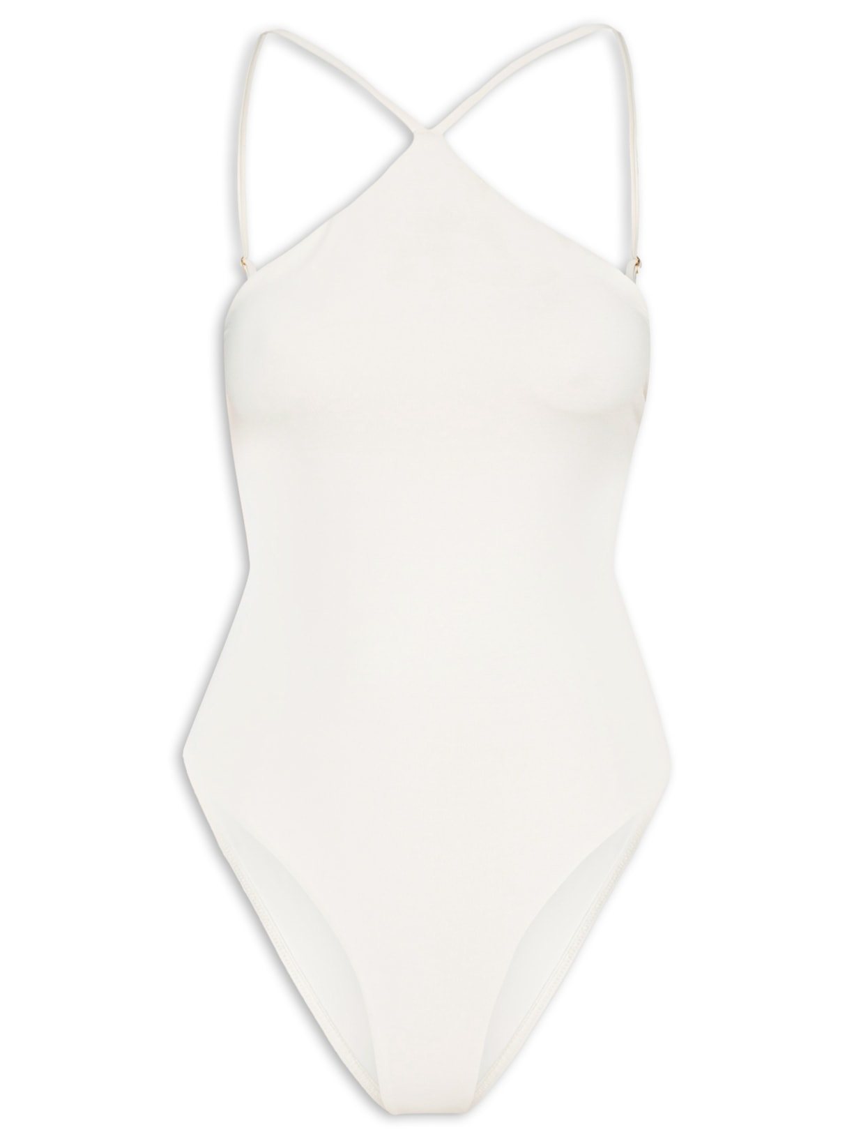 Maiô Decote Halter - Off White