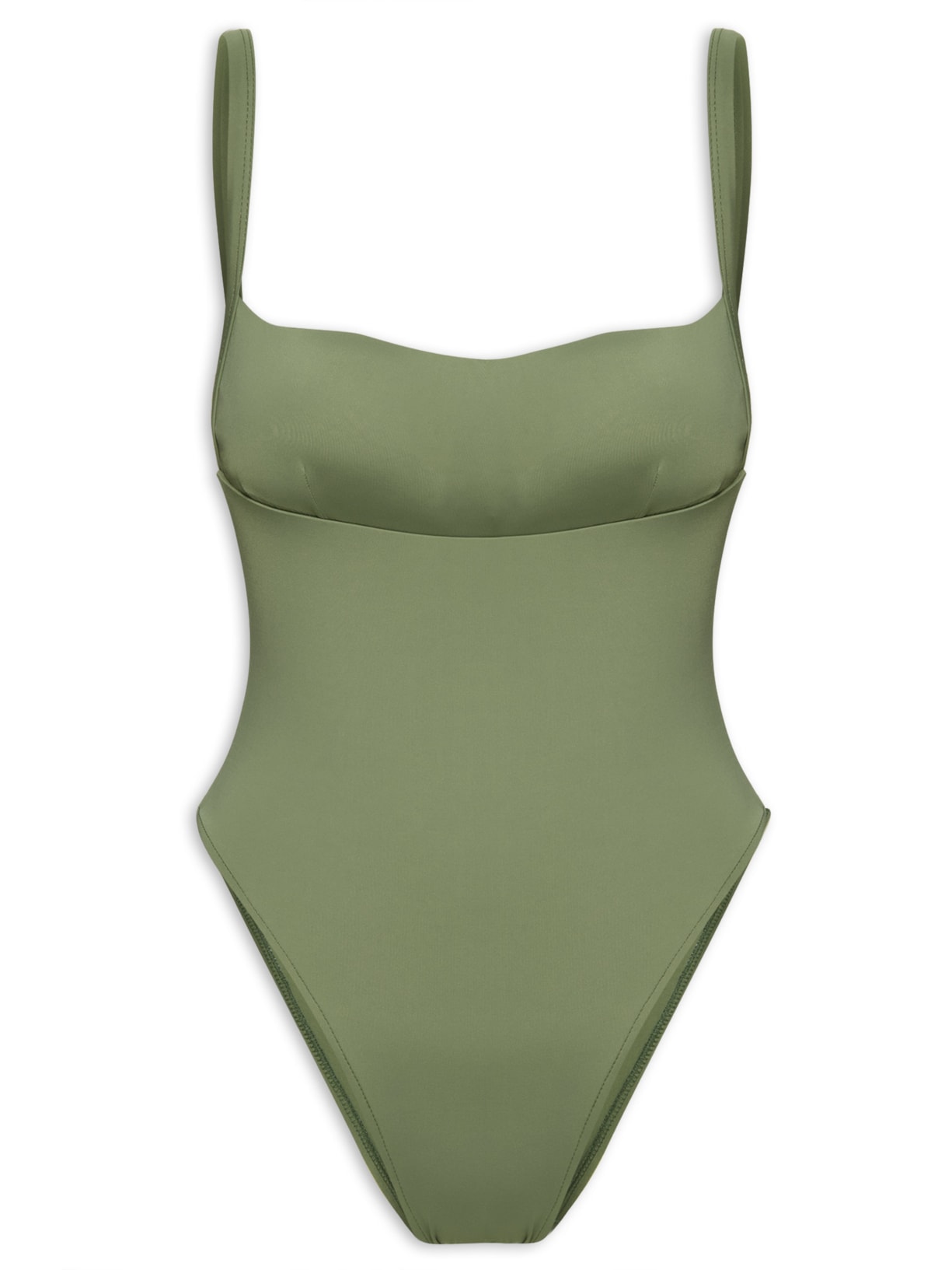 Maiô Decote Reto Asa Delta - Verde